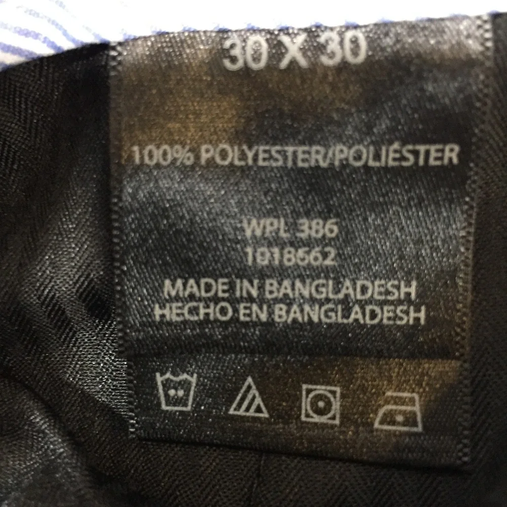 Haggar Slim‎ Performance Slacks Mens 30x30 Charcoal Brown Flat Front Trousers